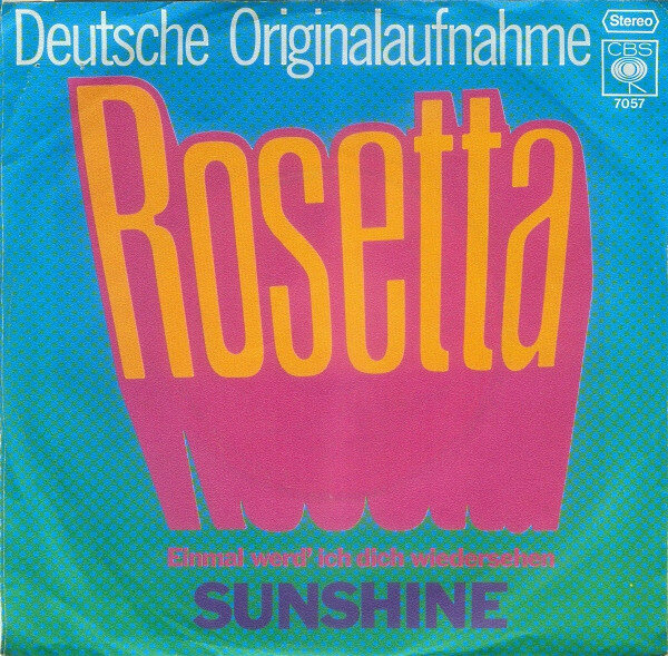 Sunshine (25) – Rosetta (Single)
