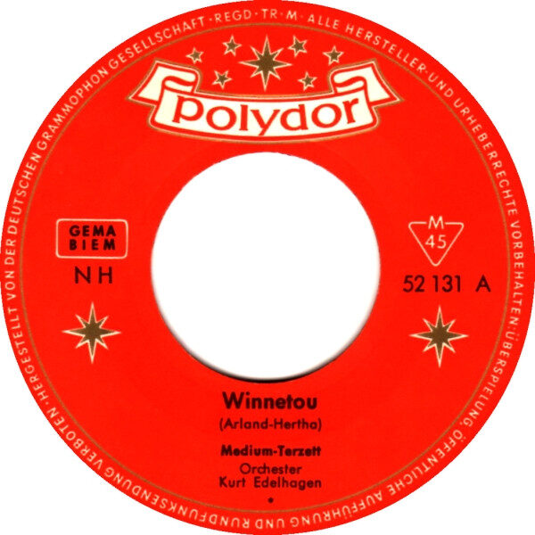 Medium-Terzett* – Winnetou / Weisser Häuptling (Single) – Bild 3