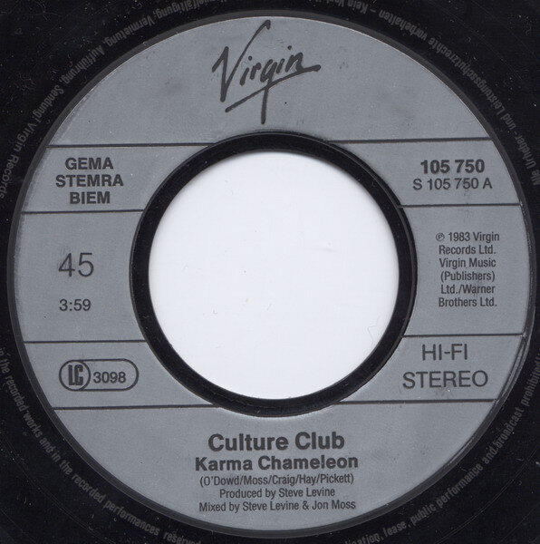 Culture Club – Karma Chameleon (Single) – Bild 3