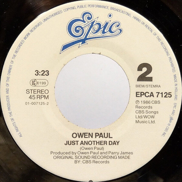 Owen Paul – My Favourite Waste Of Time (Single) – Bild 4