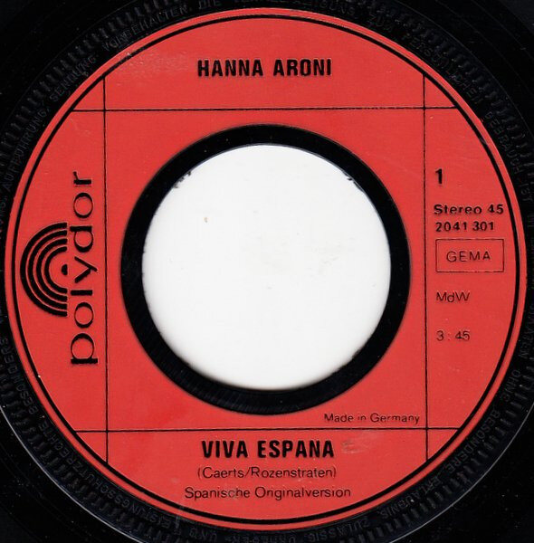 Hanna Aroni – Viva España (Single) – Bild 3