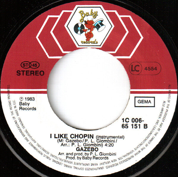 Gazebo – I Like Chopin (Single) – Bild 4