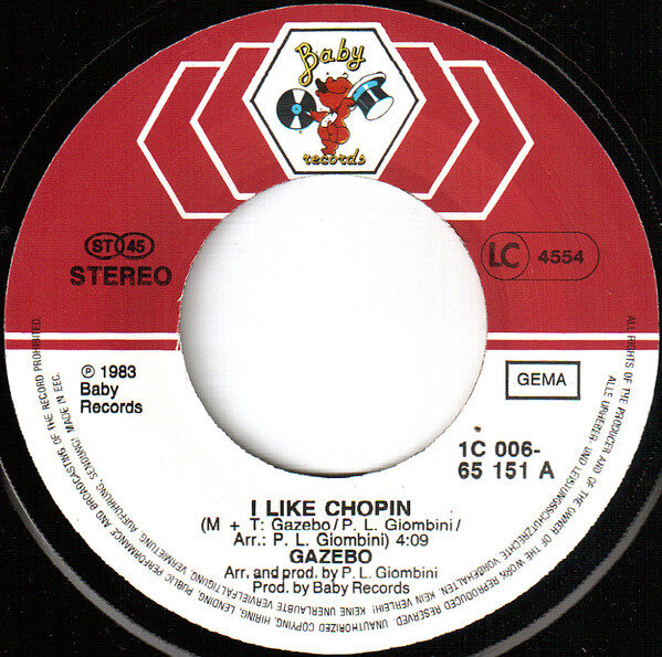 Gazebo – I Like Chopin (Single) – Bild 3