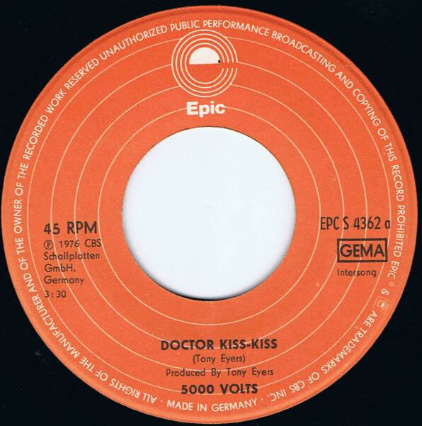 5000 Volts – Doctor Kiss-Kiss (Single) – Bild 3