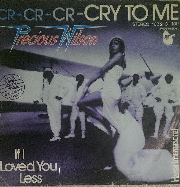 Precious Wilson – Cr-Cr-Cr-Cry To Me (Single) – Bild 1
