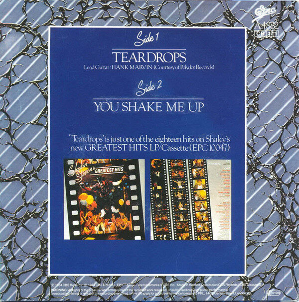Shakin' Stevens – Teardrops (Single) – Bild 2