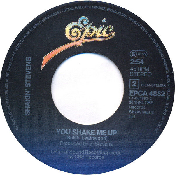 Shakin' Stevens – Teardrops (Single) – Bild 4