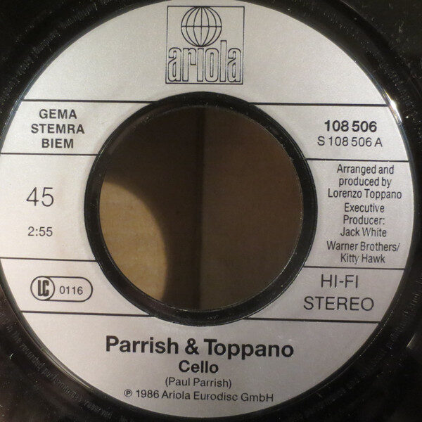 Parrish & Toppano – Cello (Single) – Bild 3