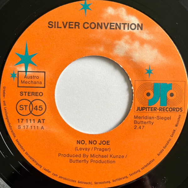Silver Convention – No, No Joe / Thank You, Mr. D.J. (Single) – Bild 3