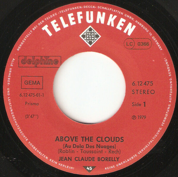 Jean-Claude Borelly – Above The Clouds (Single) – Bild 3