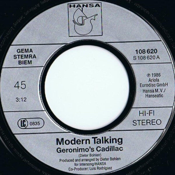 Modern Talking – Geronimo's Cadillac (Single) – Bild 3
