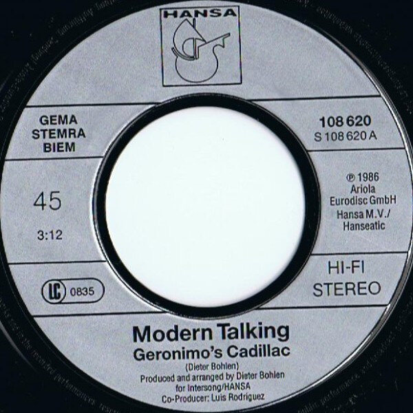 Modern Talking – Geronimo's Cadillac (Single) – Bild 3