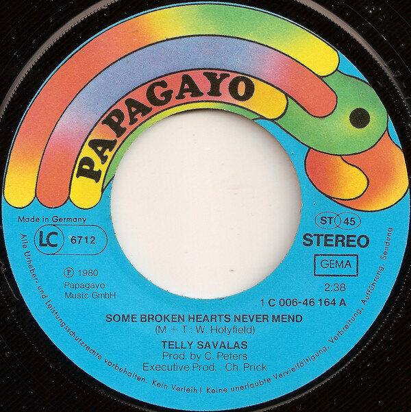 Telly Savalas – Some Broken Hearts Never Mend (Single) – Bild 3