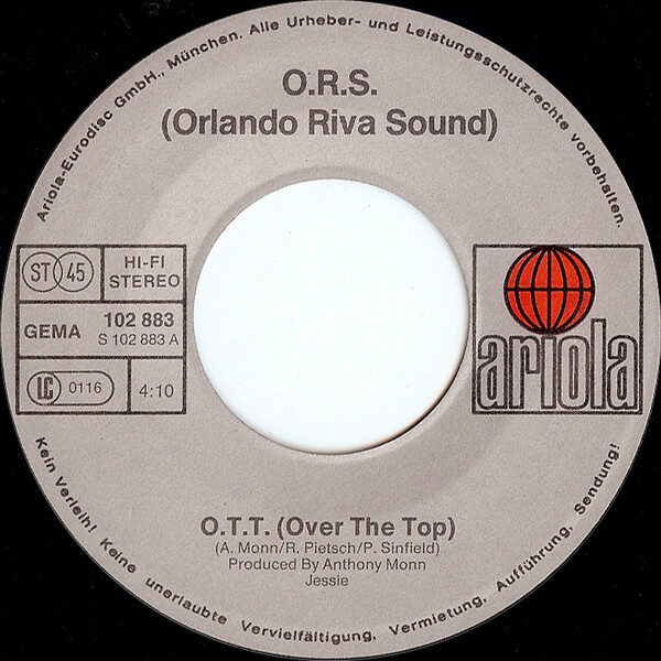 O.R.S. (Orlando Riva Sound) – O.T.T. (Over The Top) (Single) – Bild 3