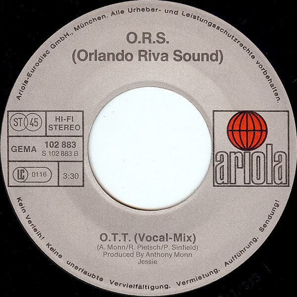 O.R.S. (Orlando Riva Sound) – O.T.T. (Over The Top) (Single) – Bild 4
