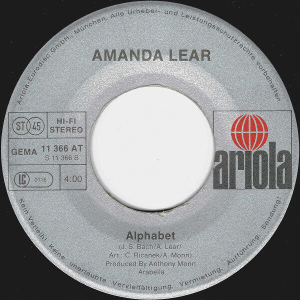 Amanda Lear – Queen Of China-Town (Single) – Bild 4
