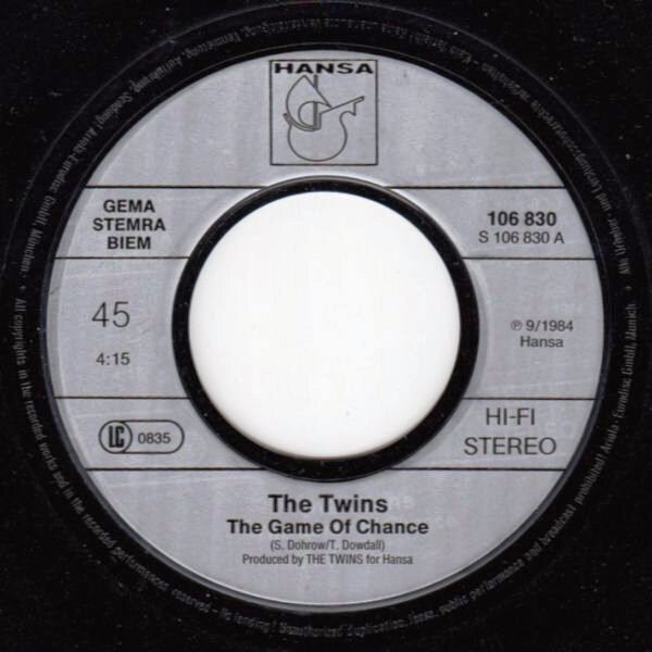 The Twins – The Game Of Chance (Single) – Bild 3