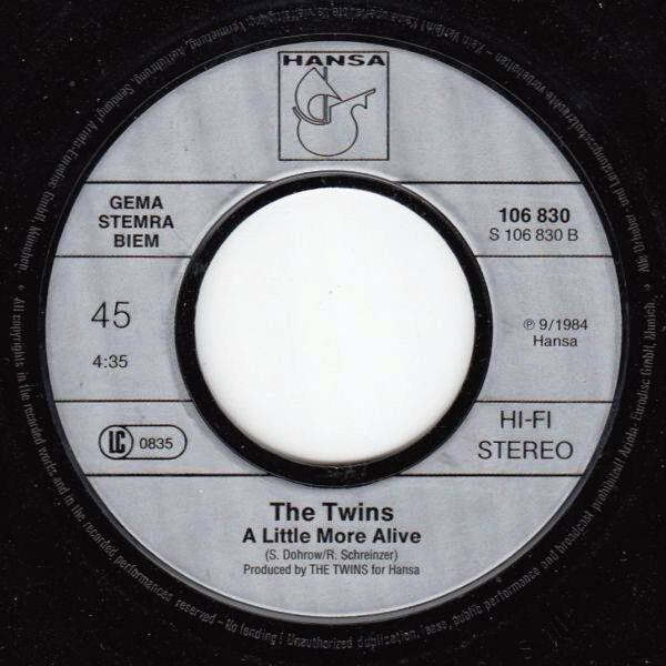 The Twins – The Game Of Chance (Single) – Bild 4