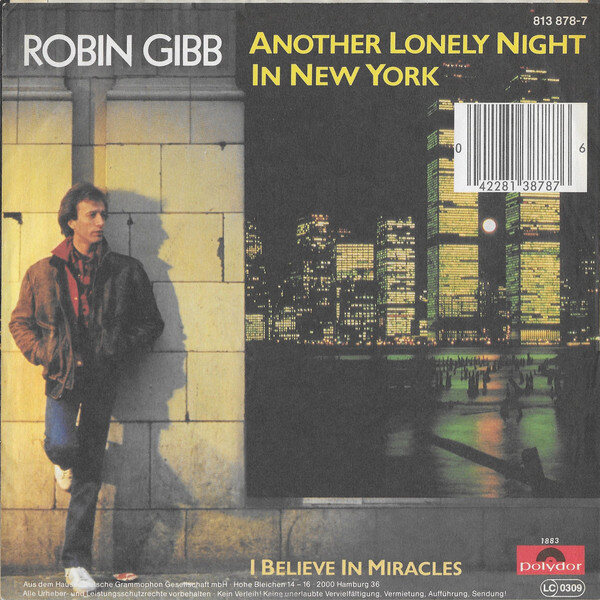 Robin Gibb – Another Lonely Night In New York (Single) – Bild 2
