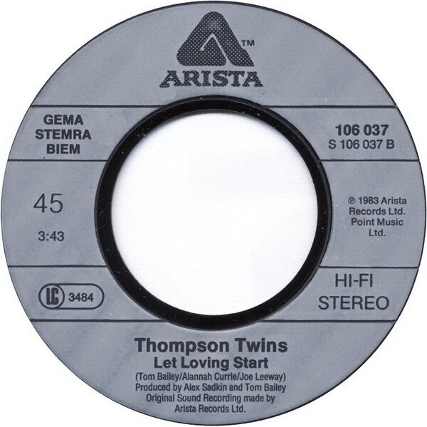 Thompson Twins – Hold Me Now (Single) – Bild 4