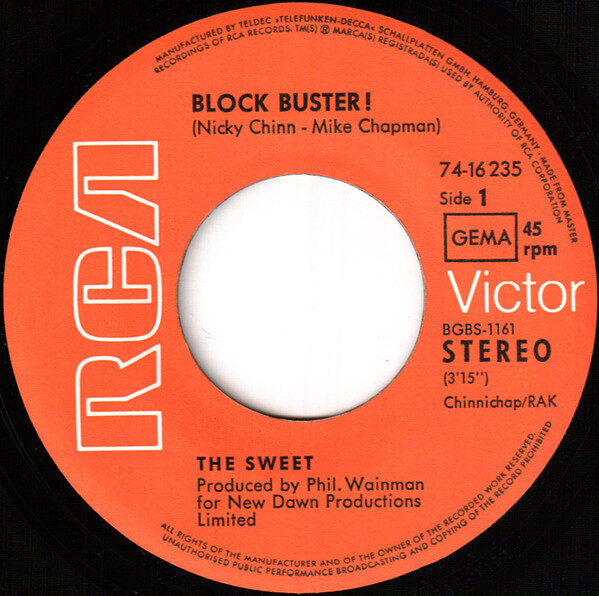 The Sweet – Block Buster (Single) – Bild 3