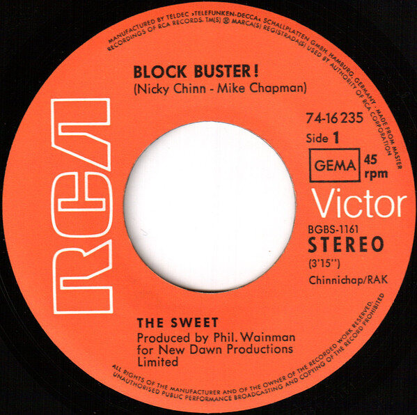 The Sweet – Block Buster (Single) – Bild 3