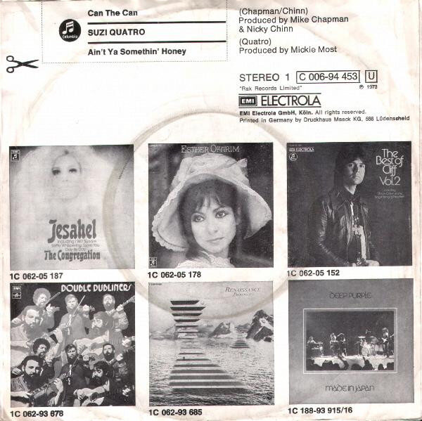 Suzi Quatro – Can The Can (Single) – Bild 2