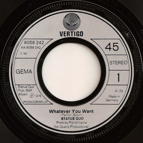 Status Quo – Whatever You Want (Single) – Bild 3