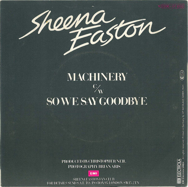 Sheena* – Machinery (Single) – Bild 2