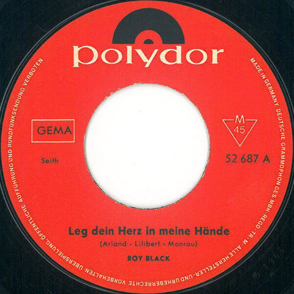 Roy Black – Leg Dein Herz In Meine Hände (Single) – Bild 3