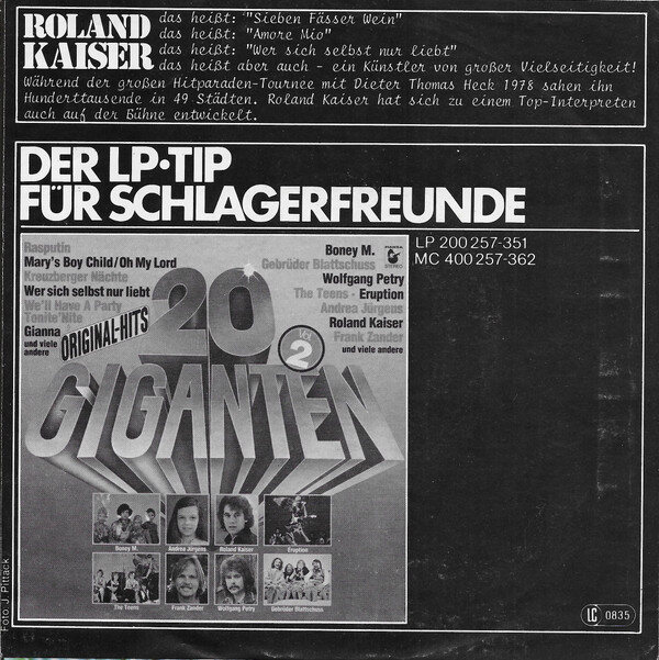 Roland Kaiser – War Das Eine Nacht (Single) – Bild 2