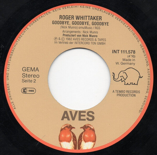 Roger Whittaker – Wenn Es Dich Noch Gibt (Single) – Bild 4