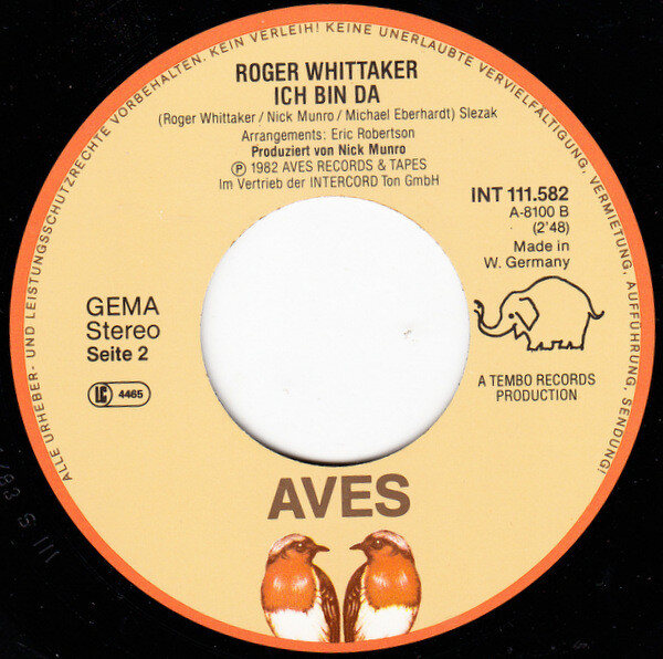 Roger Whittaker – Tanz Heut Nacht Mit Mir (Single) – Bild 4