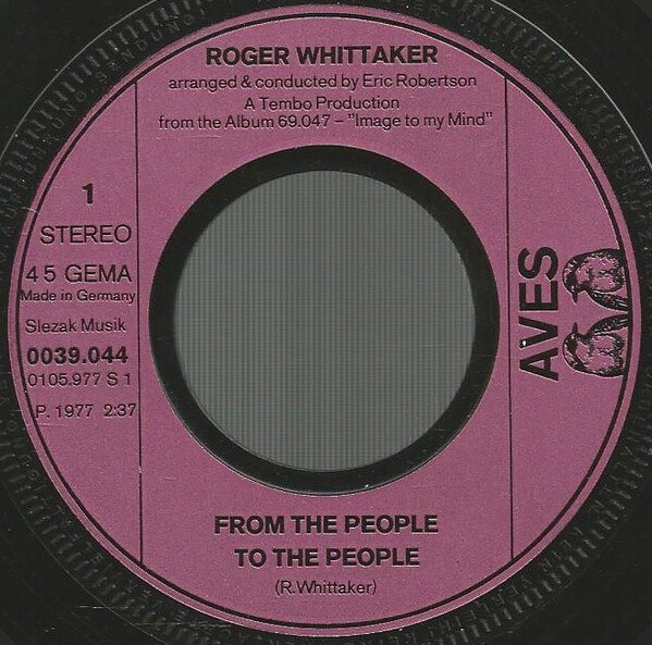 Roger Whittaker – From The People To The People (Single) – Bild 3