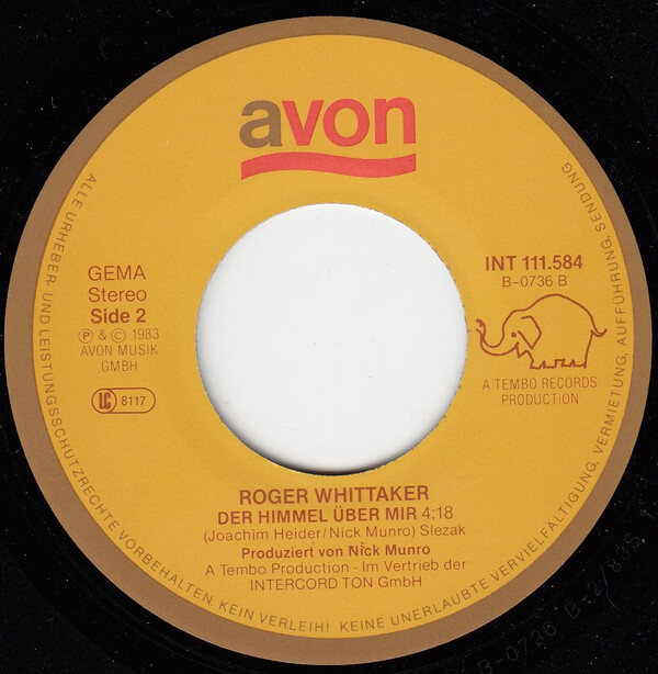 Roger Whittaker – Abschied Ist Ein Scharfes Schwert (Single) – Bild 4