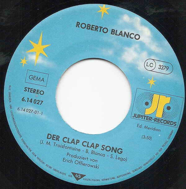Roberto Blanco – Der Clap Clap Song (Single) – Bild 3