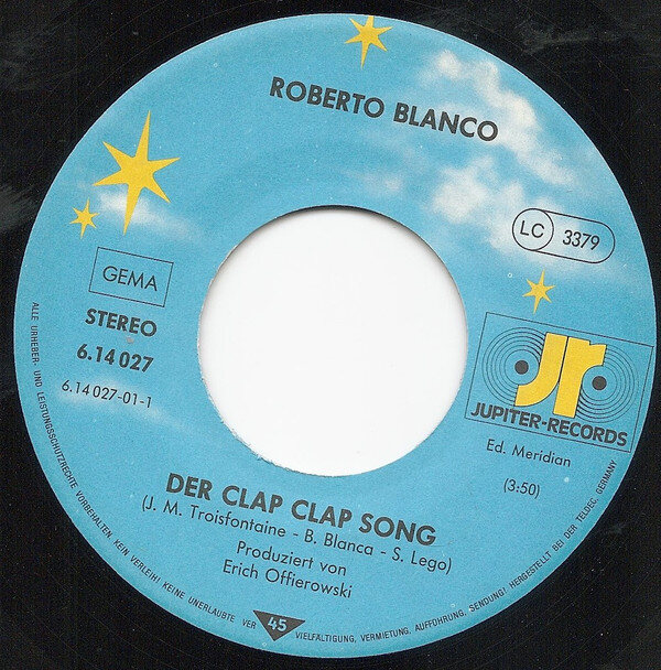 Roberto Blanco – Der Clap Clap Song (Single) – Bild 3