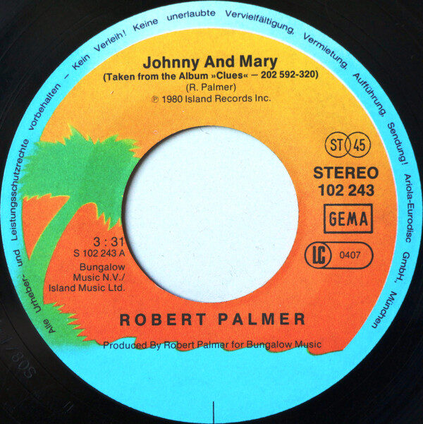 Robert Palmer – Johnny And Mary (Single) – Bild 3