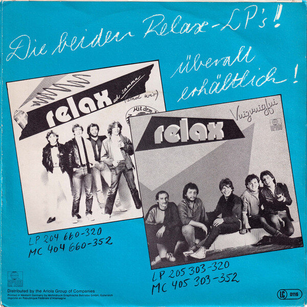 Relax (2) – Marie (Single) – Bild 2