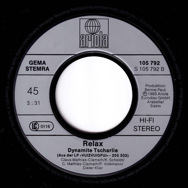 Relax (2) – Marie (Single) – Bild 4