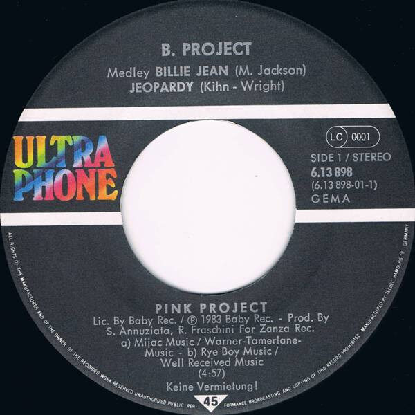 Pink Project – B. Project (Single) – Bild 3