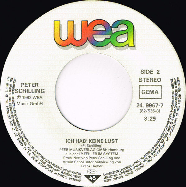Peter Schilling – Major Tom (Völlig Losgelöst) (Single) – Bild 4