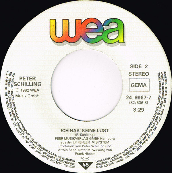 Peter Schilling – Major Tom (Völlig Losgelöst) (Single) – Bild 4