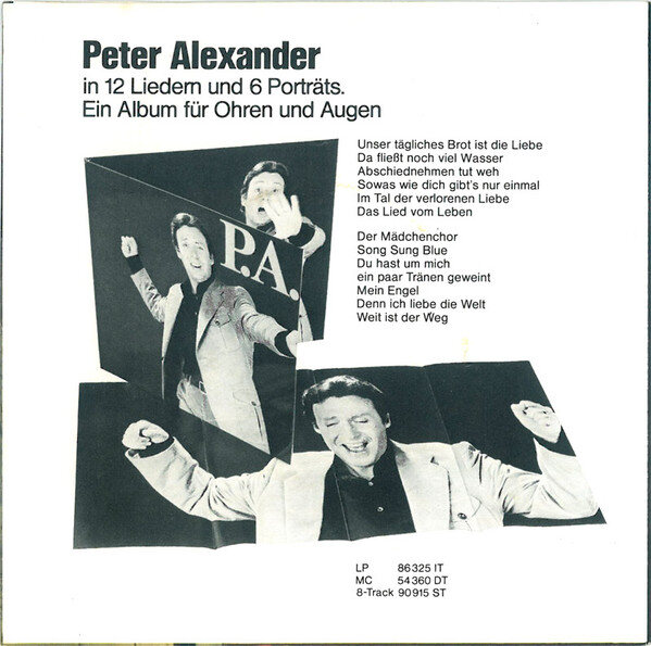 Peter Alexander – Pedro (Mandolinen Um Mitternacht) (Single) – Bild 2