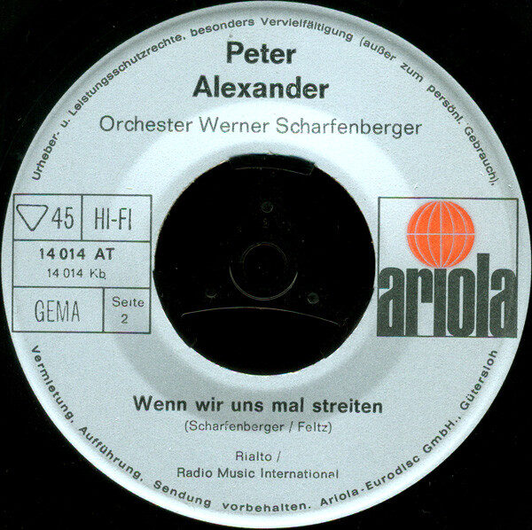 Peter Alexander – Delilah (Single) – Bild 4