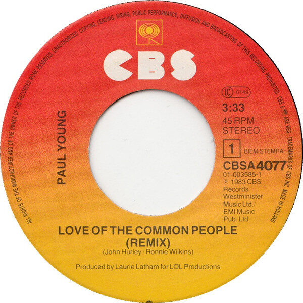 Paul Young – Love Of The Common People (Single) – Bild 3
