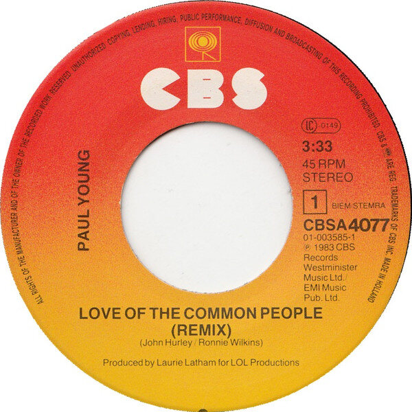 Paul Young – Love Of The Common People (Single) – Bild 3