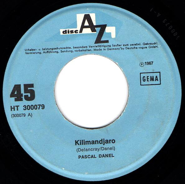 Pascal Danel – Kilimandjaro (Single) – Bild 3