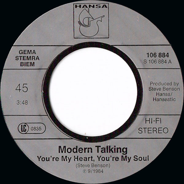 Modern Talking – You're My Heart, You're My Soul (Single) – Bild 3