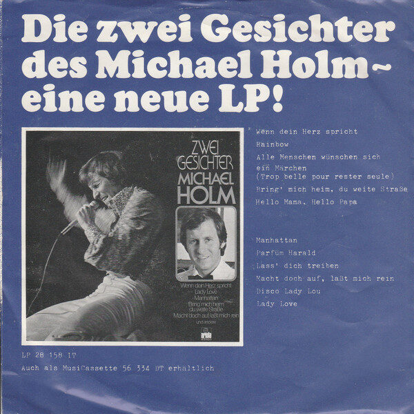 Michael Holm – Mußt Du Jetzt Grade Gehen, Lucille (Single) – Bild 2